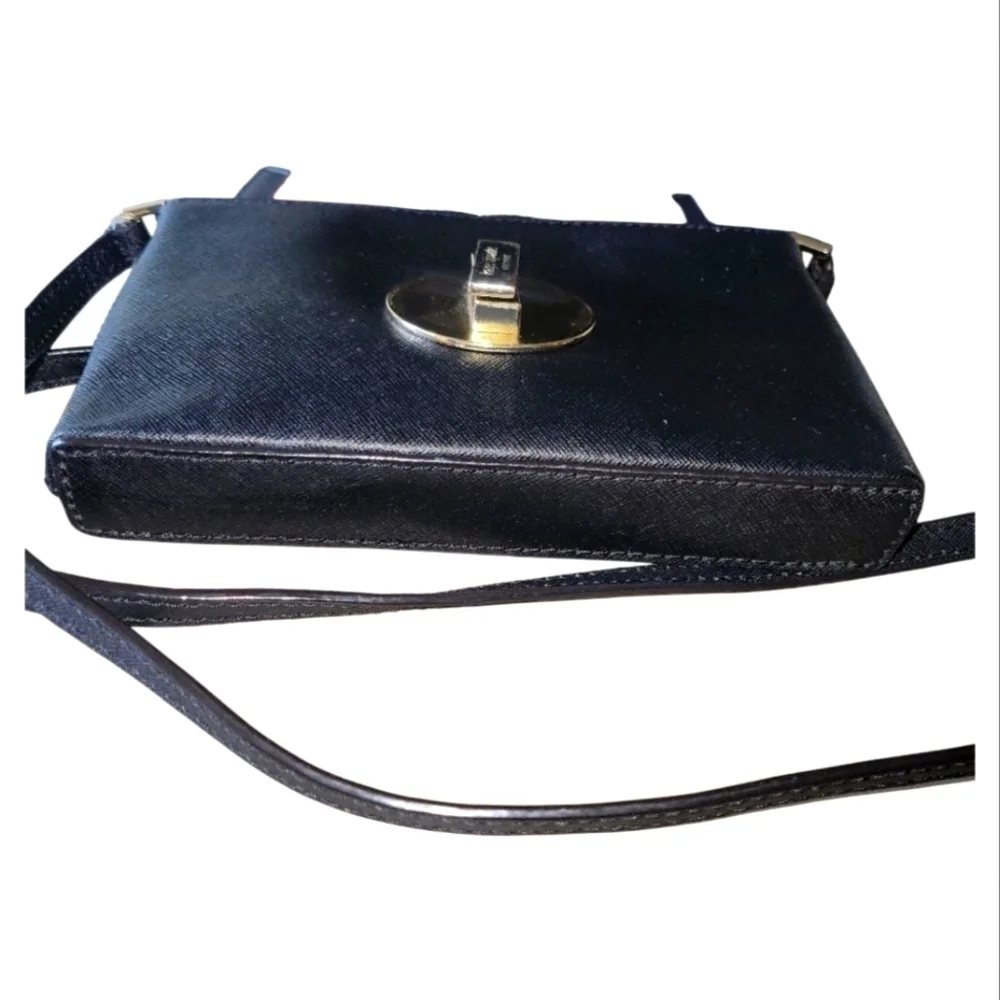 Kate Spade Newbury Lane Sally Black Saffiano Leather Crossbody Bag